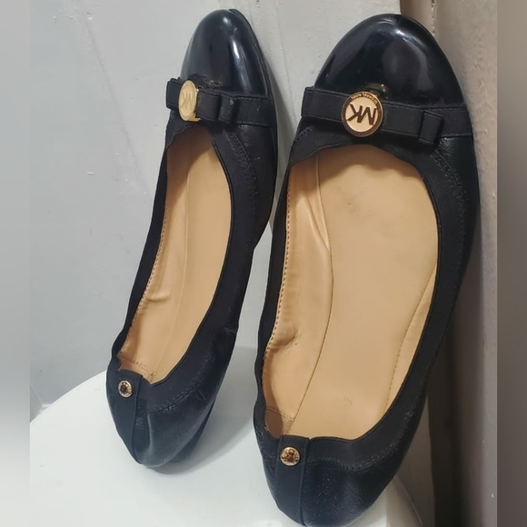 Michael Kors Women's Dixie Stretch Fit Ballet Flats Black Size 7.5 🌴✌️ - Picture 5 of 13